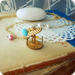 Charm Necklace Vintage Style Carousel..